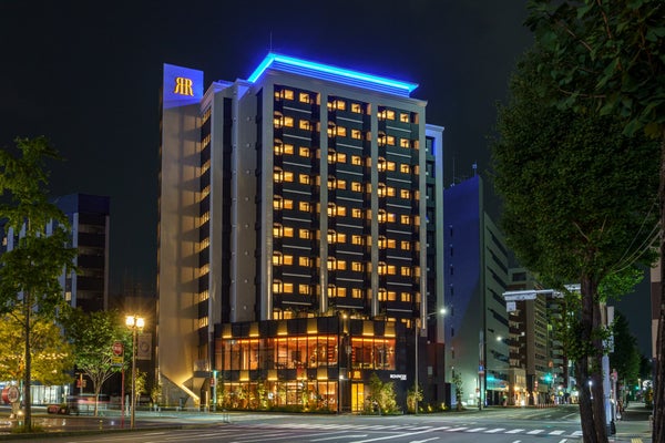 Exteriors_Hotel(Night)_BOUNCEE by RIHGA Fukuoka Hakata